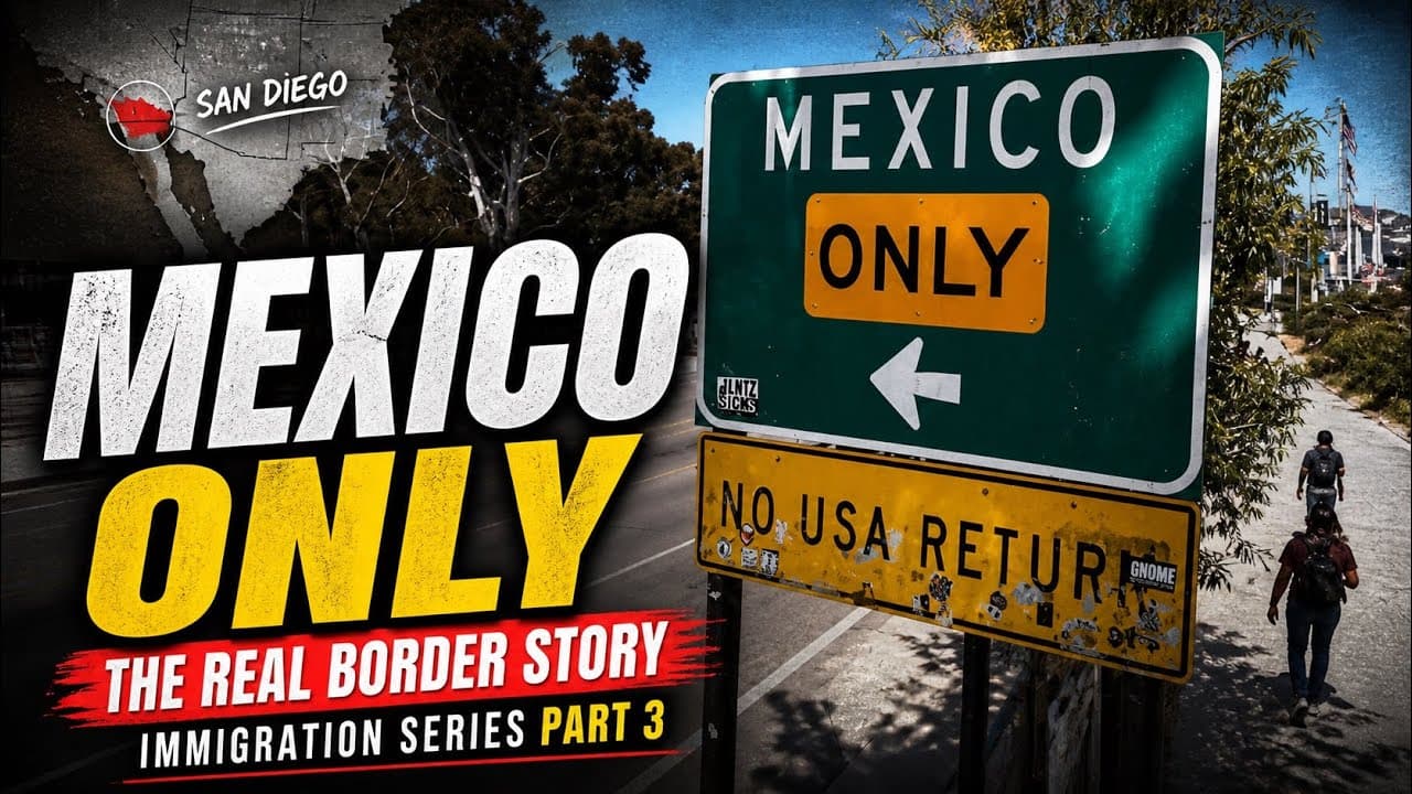 Still from Truth Computing Media reporting in San Ysidro, California