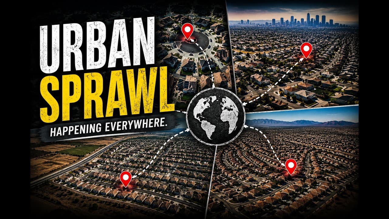 Still from Truth Computing Media video on urban sprawl in the Inland Empire