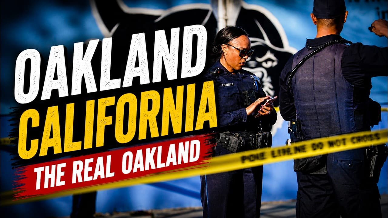 Still from Truth Computing Media reporting in Oakland, California