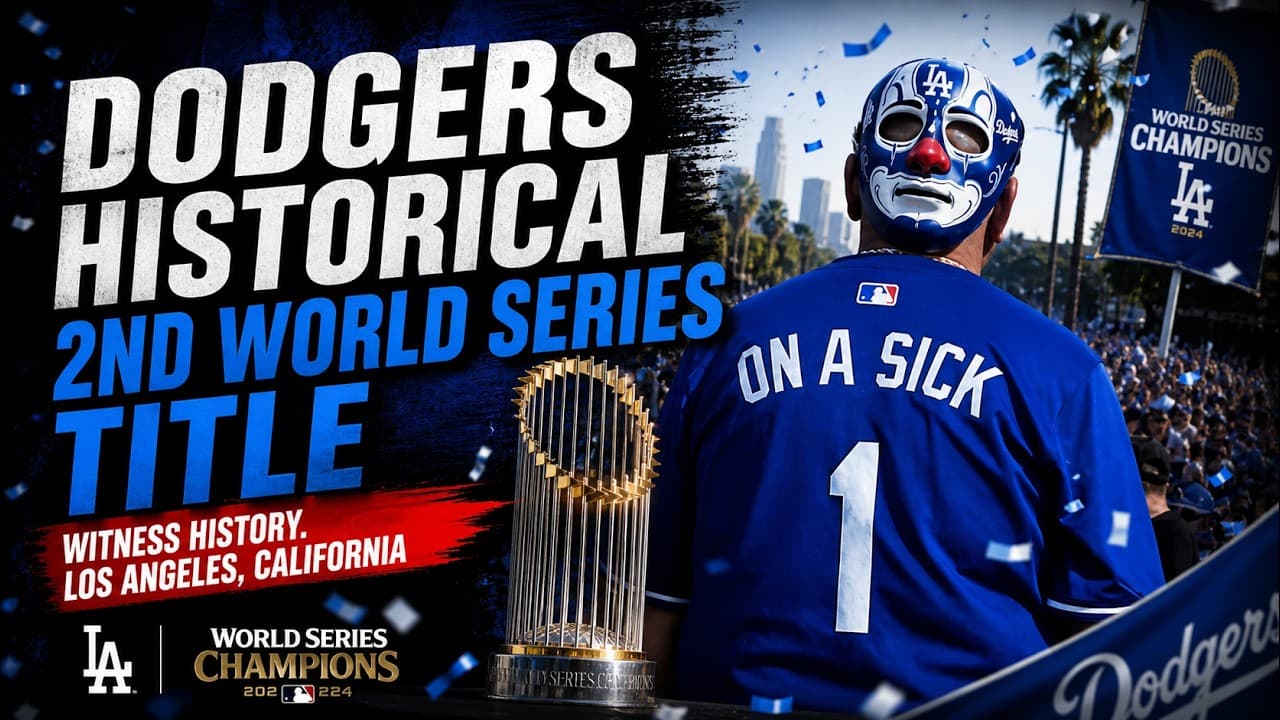 Journalism: The Dodgers Take the Crown and the Night Los Angeles Turned Blue